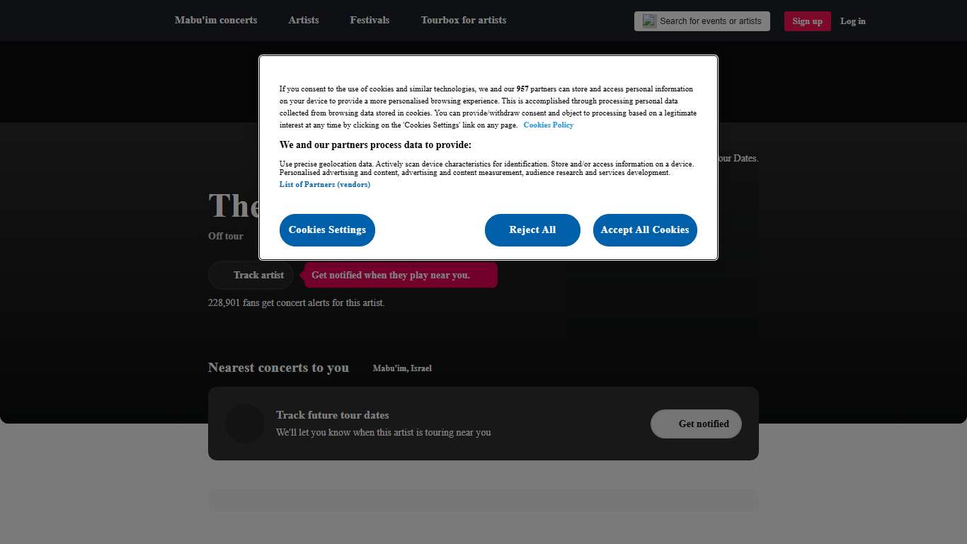 The Vines Tour Announcements 2026 & 2027, Notifications, Dates, Concerts & Tickets – Songkick